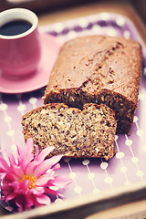 Image showing banana cake