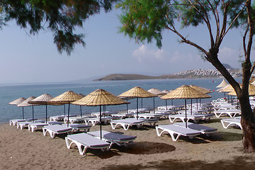 Image showing beach and sea