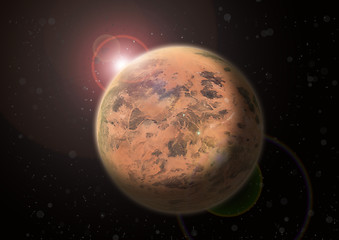Image showing red planet