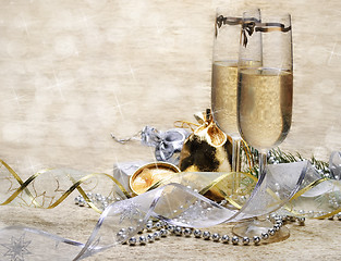 Image showing Champagne Glasses