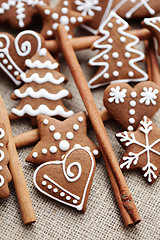 Image showing gingerbreads with cinnamon