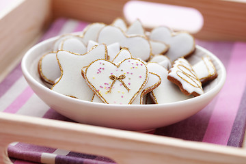 Image showing white gingerbreads
