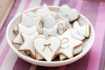 Image showing white gingerbreads