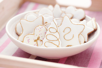 Image showing white gingerbreads