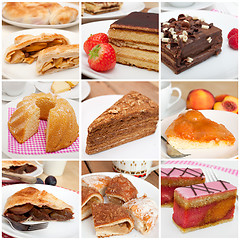 Image showing Desserts Collage