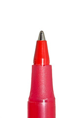 Image showing Red ballpoint pen