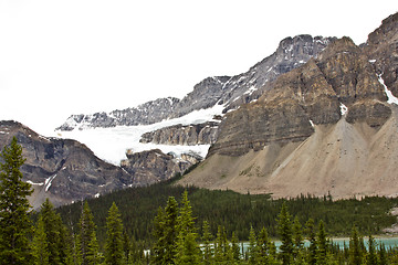 Image showing Ice formations on Canadian Rocky mountains