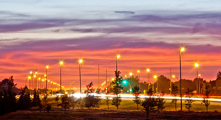 Image showing Highway 1 at night