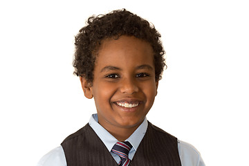 Image showing Smiling Ethiopian boy