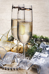 Image showing Champagne Glasses