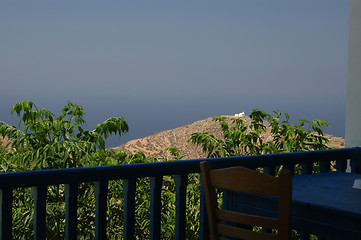 Image showing table with greek church