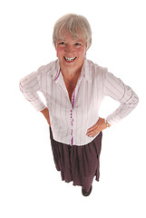 Image showing Full Body Portrait of a Senior Business Woman