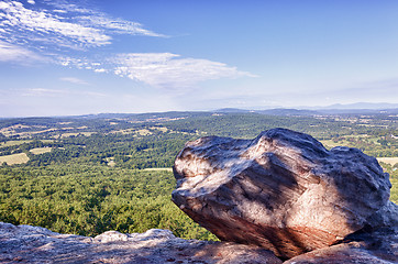 Image showing Overlook of Virginia from Bull Mountain