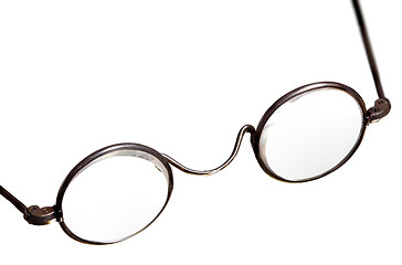 Image showing Antique reading glasses isolated