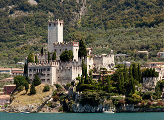 Image showing Boat off Malcesine