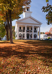 Image showing Windham Court house in Fall
