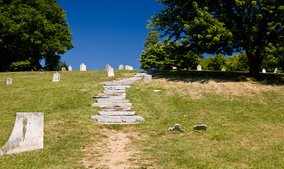 Image showing Old cemetery in Harpers Ferry