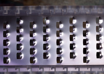 Image showing Macro image of cheese grater