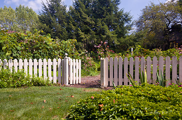 Image showing Entrance to kitchen garden