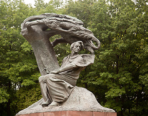 Image showing Frederick Chopin Statue