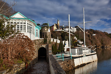 Image showing Winter scene at Portmeirion in Wales