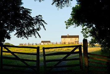 Image showing Benjamin Chinn House at Manassas Battlefield