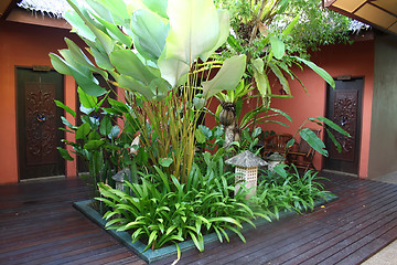 Image showing Bali courtyard
