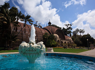 Image showing Botanical Building in Balboa Park in San Diego