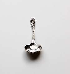 Image showing Antique sterling silver apostle spoon