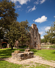 Image showing San Antonio Mission Espada in Texas