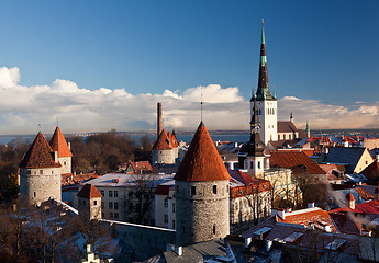 Image showing Old town of Tallinn