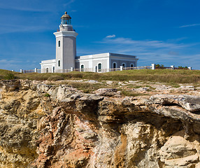 Image showing Old lighthouse at Cabo Rojo