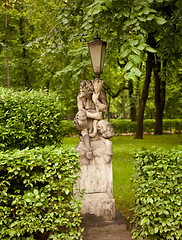 Image showing Ornate lampstand