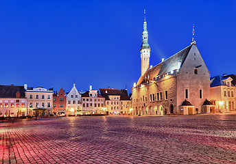 Image showing Old Town Hall in Tallinn