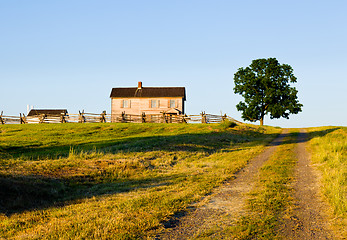 Image showing Benjamin Chinn House at Manassas Battlefield