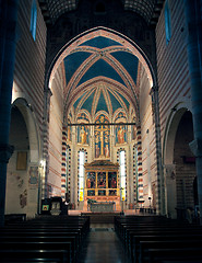 Image showing Interior of San Zeno