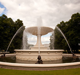 Image showing Fountain in Saxon Gardens