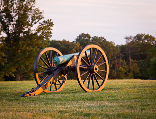 Image showing Cannons at Manassas Battlefield