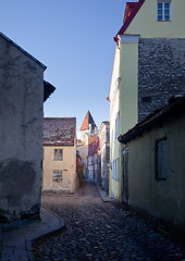 Image showing Old houses in Tallinn