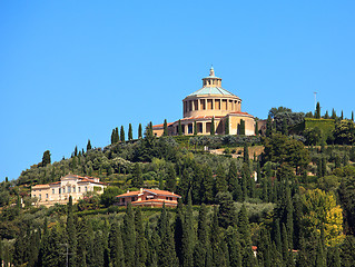 Image showing Old building above Verona