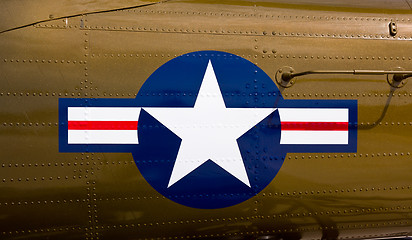 Image showing Airforce symbol on fighter