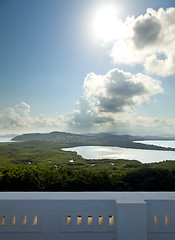 Image showing View toward El Yunque from lighthouse