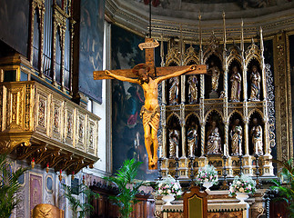 Image showing Altar in Salo Cathedral