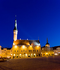 Image showing Old Town Hall in Tallinn