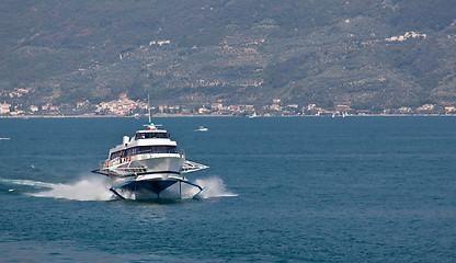 Image showing Hydrafoil on Lake Garda