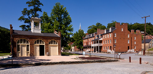 Image showing Main street of Harpers Ferry a national park