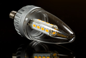 Image showing Modern LED candle bulb