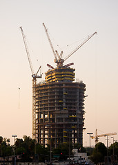 Image showing Construction of office building in Abu Dhabi