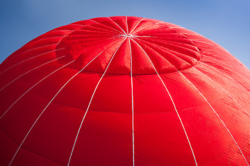 Image showing Hot air balloon - red