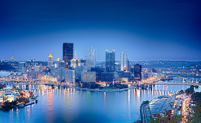 Image showing HDR image of Pittsburgh